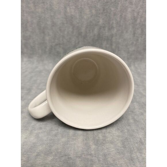 Starbucks Coffee Mug Cup‎ 14 oz. White w/Green Logo Old Classic Mermaid - Picture 4 of 5